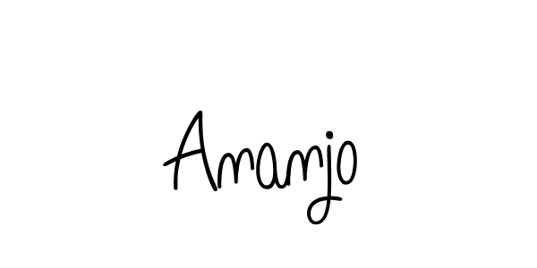 Here are the top 10 professional signature styles for the name Ananjo. These are the best autograph styles you can use for your name. Ananjo signature style 5 images and pictures png