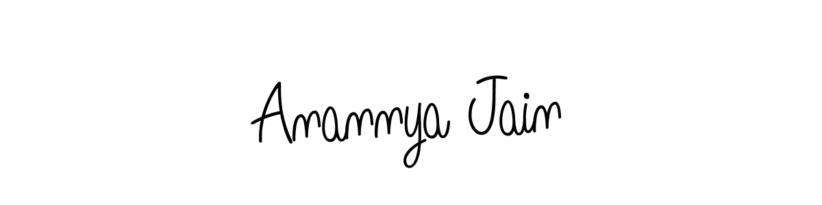 Make a beautiful signature design for name Anannya Jain. Use this online signature maker to create a handwritten signature for free. Anannya Jain signature style 5 images and pictures png