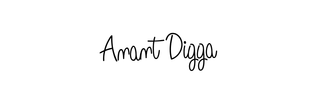 Make a short Anant Digga signature style. Manage your documents anywhere anytime using Angelique-Rose-font-FFP. Create and add eSignatures, submit forms, share and send files easily. Anant Digga signature style 5 images and pictures png