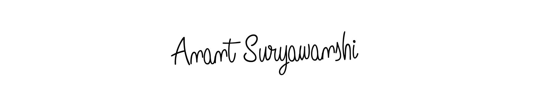 Make a beautiful signature design for name Anant Suryawanshi. Use this online signature maker to create a handwritten signature for free. Anant Suryawanshi signature style 5 images and pictures png