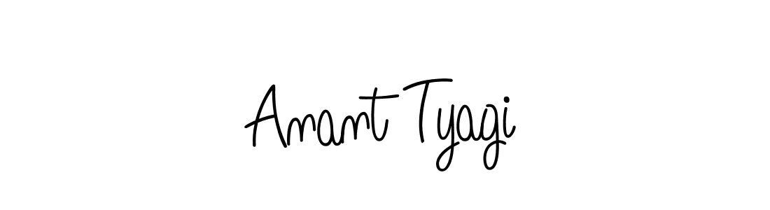 Design your own signature with our free online signature maker. With this signature software, you can create a handwritten (Angelique-Rose-font-FFP) signature for name Anant Tyagi. Anant Tyagi signature style 5 images and pictures png