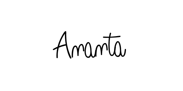 Best and Professional Signature Style for Ananta. Angelique-Rose-font-FFP Best Signature Style Collection. Ananta signature style 5 images and pictures png