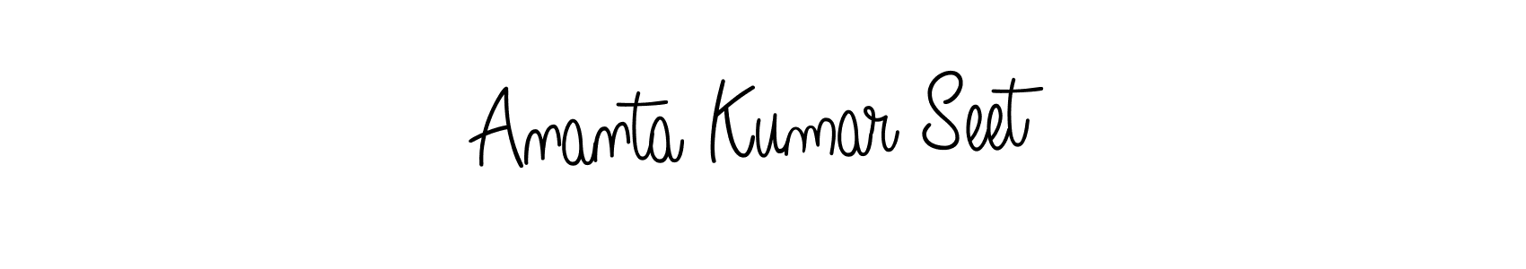 Make a beautiful signature design for name Ananta Kumar Seet. Use this online signature maker to create a handwritten signature for free. Ananta Kumar Seet signature style 5 images and pictures png