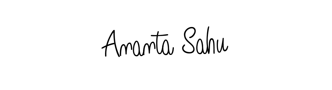 How to make Ananta Sahu signature? Angelique-Rose-font-FFP is a professional autograph style. Create handwritten signature for Ananta Sahu name. Ananta Sahu signature style 5 images and pictures png