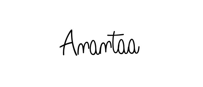 Create a beautiful signature design for name Anantaa. With this signature (Angelique-Rose-font-FFP) fonts, you can make a handwritten signature for free. Anantaa signature style 5 images and pictures png