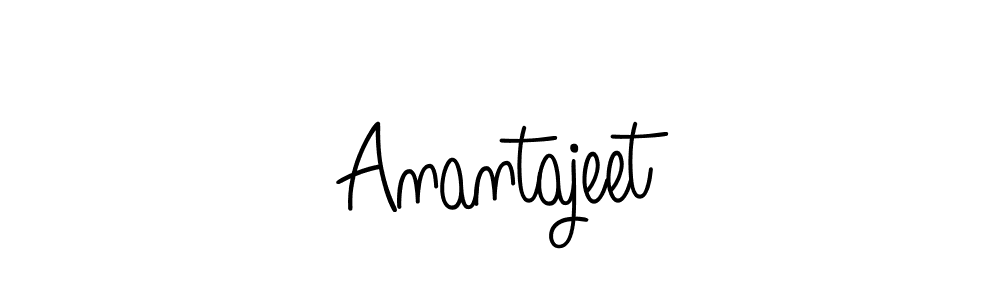 Use a signature maker to create a handwritten signature online. With this signature software, you can design (Angelique-Rose-font-FFP) your own signature for name Anantajeet. Anantajeet signature style 5 images and pictures png