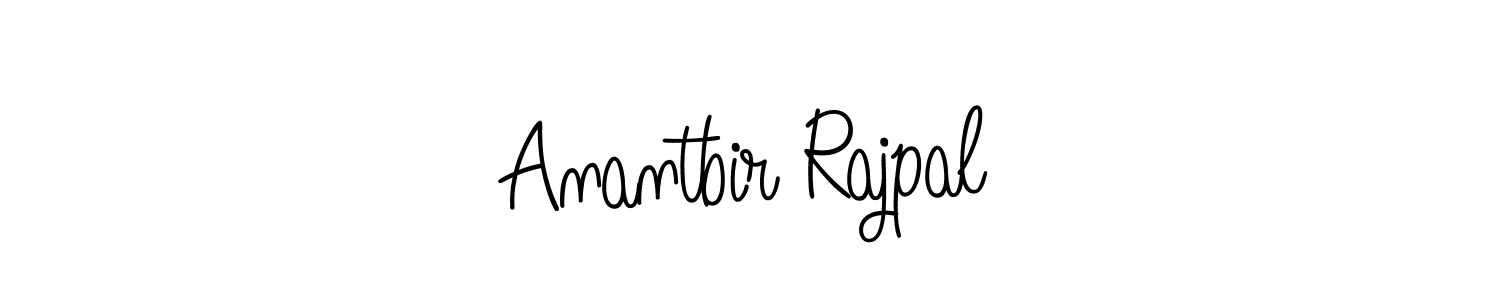 The best way (Angelique-Rose-font-FFP) to make a short signature is to pick only two or three words in your name. The name Anantbir Rajpal include a total of six letters. For converting this name. Anantbir Rajpal signature style 5 images and pictures png