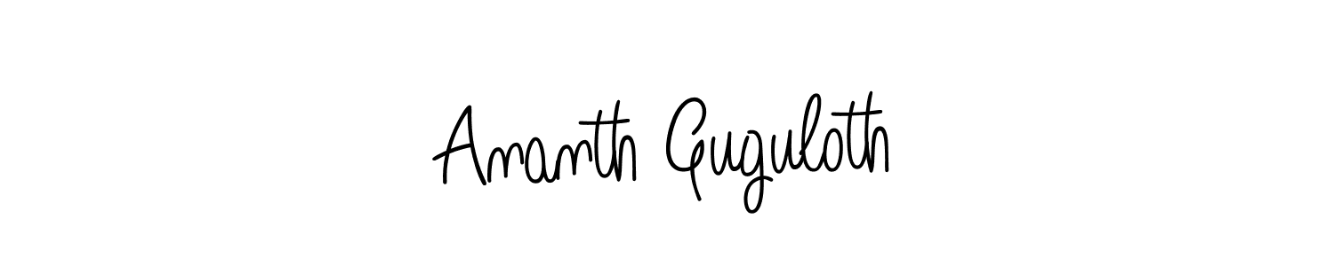 Best and Professional Signature Style for Ananth Guguloth. Angelique-Rose-font-FFP Best Signature Style Collection. Ananth Guguloth signature style 5 images and pictures png