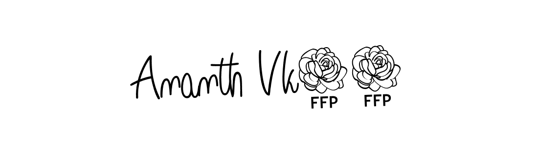 How to make Ananth Vk22 signature? Angelique-Rose-font-FFP is a professional autograph style. Create handwritten signature for Ananth Vk22 name. Ananth Vk22 signature style 5 images and pictures png
