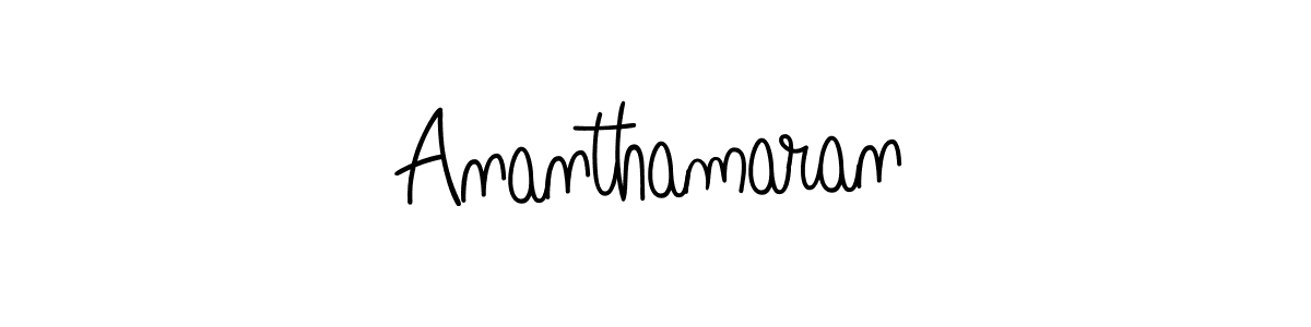 Also we have Ananthamaran name is the best signature style. Create professional handwritten signature collection using Angelique-Rose-font-FFP autograph style. Ananthamaran signature style 5 images and pictures png