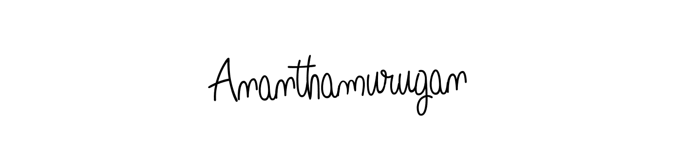Ananthamurugan stylish signature style. Best Handwritten Sign (Angelique-Rose-font-FFP) for my name. Handwritten Signature Collection Ideas for my name Ananthamurugan. Ananthamurugan signature style 5 images and pictures png