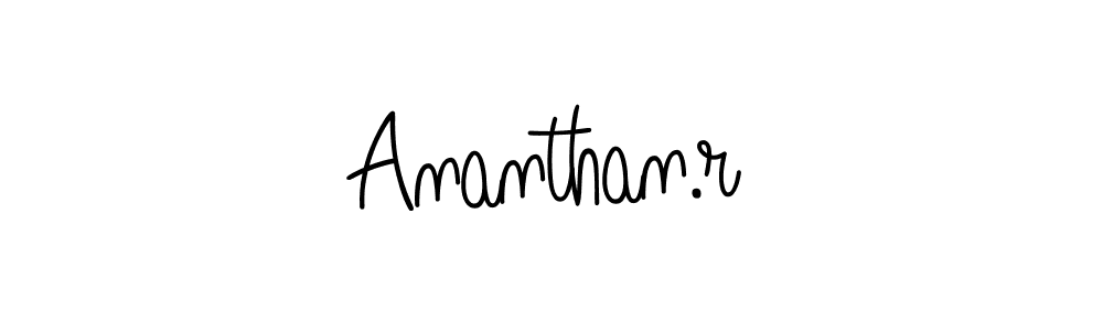 if you are searching for the best signature style for your name Ananthan.r. so please give up your signature search. here we have designed multiple signature styles  using Angelique-Rose-font-FFP. Ananthan.r signature style 5 images and pictures png