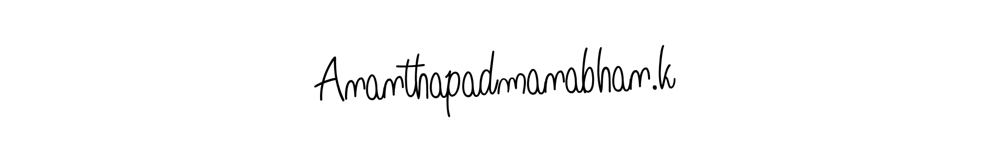 Make a beautiful signature design for name Ananthapadmanabhan.k. Use this online signature maker to create a handwritten signature for free. Ananthapadmanabhan.k signature style 5 images and pictures png