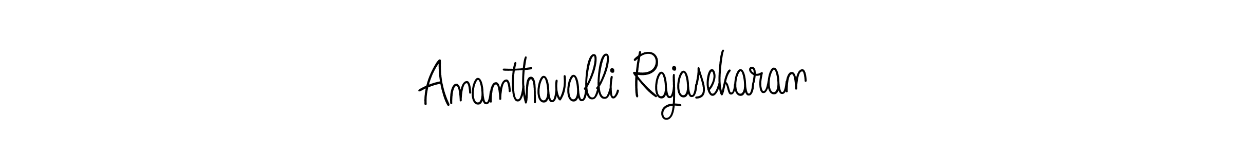 The best way (Angelique-Rose-font-FFP) to make a short signature is to pick only two or three words in your name. The name Ananthavalli Rajasekaran include a total of six letters. For converting this name. Ananthavalli Rajasekaran signature style 5 images and pictures png