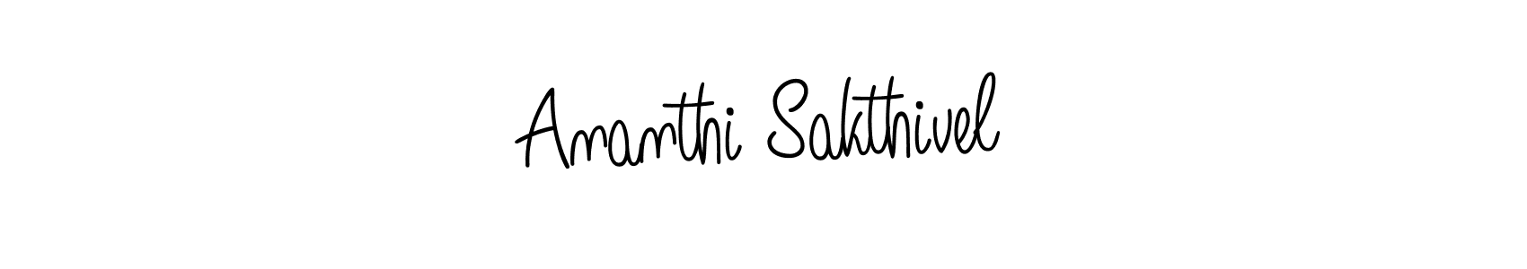 Design your own signature with our free online signature maker. With this signature software, you can create a handwritten (Angelique-Rose-font-FFP) signature for name Ananthi Sakthivel. Ananthi Sakthivel signature style 5 images and pictures png