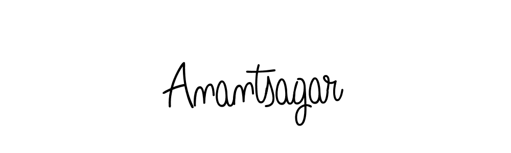 Design your own signature with our free online signature maker. With this signature software, you can create a handwritten (Angelique-Rose-font-FFP) signature for name Anantsagar. Anantsagar signature style 5 images and pictures png