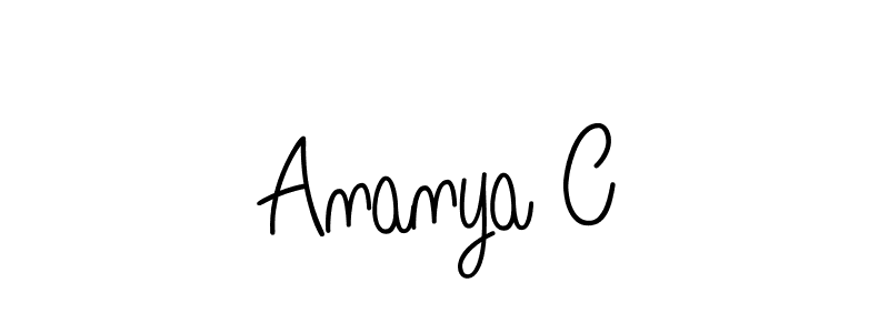 if you are searching for the best signature style for your name Ananya C. so please give up your signature search. here we have designed multiple signature styles  using Angelique-Rose-font-FFP. Ananya C signature style 5 images and pictures png