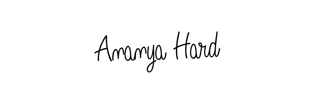 How to Draw Ananya Hard signature style? Angelique-Rose-font-FFP is a latest design signature styles for name Ananya Hard. Ananya Hard signature style 5 images and pictures png
