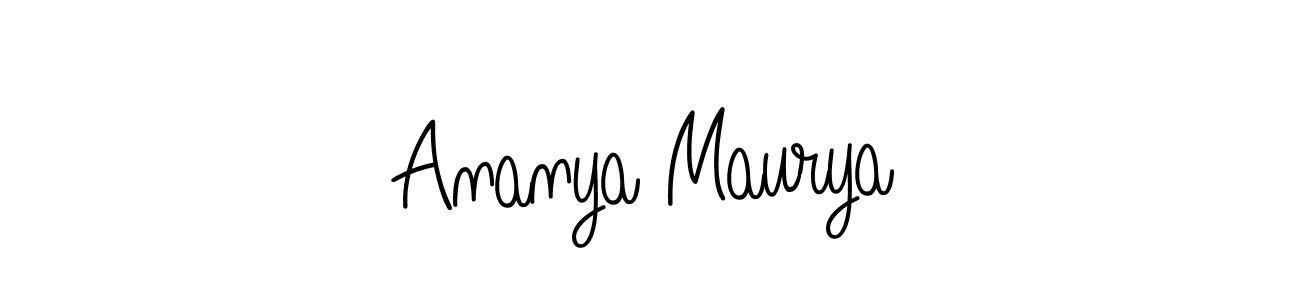 Also You can easily find your signature by using the search form. We will create Ananya Maurya name handwritten signature images for you free of cost using Angelique-Rose-font-FFP sign style. Ananya Maurya signature style 5 images and pictures png