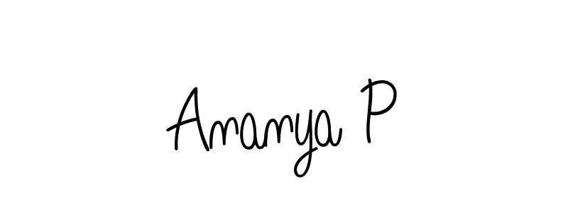 Create a beautiful signature design for name Ananya P. With this signature (Angelique-Rose-font-FFP) fonts, you can make a handwritten signature for free. Ananya P signature style 5 images and pictures png