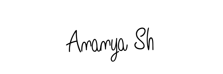 if you are searching for the best signature style for your name Ananya Sh. so please give up your signature search. here we have designed multiple signature styles  using Angelique-Rose-font-FFP. Ananya Sh signature style 5 images and pictures png