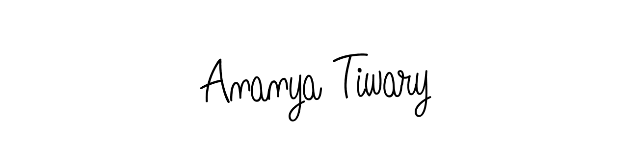 Create a beautiful signature design for name Ananya Tiwary. With this signature (Angelique-Rose-font-FFP) fonts, you can make a handwritten signature for free. Ananya Tiwary signature style 5 images and pictures png