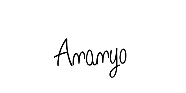 Ananyo stylish signature style. Best Handwritten Sign (Angelique-Rose-font-FFP) for my name. Handwritten Signature Collection Ideas for my name Ananyo. Ananyo signature style 5 images and pictures png