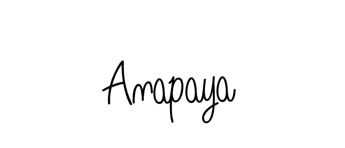 Create a beautiful signature design for name Anapaya. With this signature (Angelique-Rose-font-FFP) fonts, you can make a handwritten signature for free. Anapaya signature style 5 images and pictures png