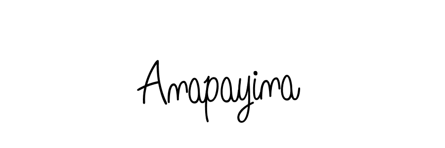 Once you've used our free online signature maker to create your best signature Angelique-Rose-font-FFP style, it's time to enjoy all of the benefits that Anapayina name signing documents. Anapayina signature style 5 images and pictures png