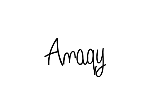 Make a short Anaqy signature style. Manage your documents anywhere anytime using Angelique-Rose-font-FFP. Create and add eSignatures, submit forms, share and send files easily. Anaqy signature style 5 images and pictures png