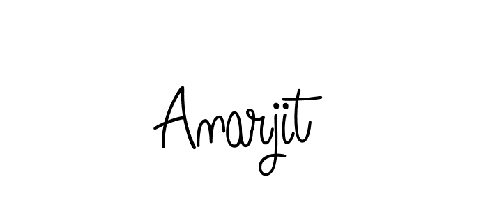 How to make Anarjit signature? Angelique-Rose-font-FFP is a professional autograph style. Create handwritten signature for Anarjit name. Anarjit signature style 5 images and pictures png