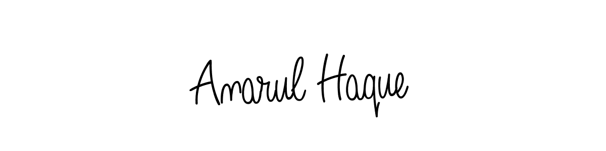 How to Draw Anarul Haque signature style? Angelique-Rose-font-FFP is a latest design signature styles for name Anarul Haque. Anarul Haque signature style 5 images and pictures png