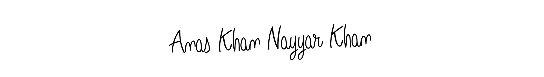 Angelique-Rose-font-FFP is a professional signature style that is perfect for those who want to add a touch of class to their signature. It is also a great choice for those who want to make their signature more unique. Get Anas Khan Nayyar Khan name to fancy signature for free. Anas Khan Nayyar Khan signature style 5 images and pictures png