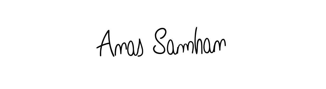 Design your own signature with our free online signature maker. With this signature software, you can create a handwritten (Angelique-Rose-font-FFP) signature for name Anas Samhan. Anas Samhan signature style 5 images and pictures png