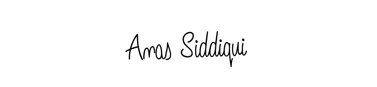 The best way (Angelique-Rose-font-FFP) to make a short signature is to pick only two or three words in your name. The name Anas Siddiqui include a total of six letters. For converting this name. Anas Siddiqui signature style 5 images and pictures png