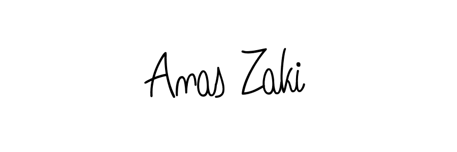 How to make Anas Zaki signature? Angelique-Rose-font-FFP is a professional autograph style. Create handwritten signature for Anas Zaki name. Anas Zaki signature style 5 images and pictures png