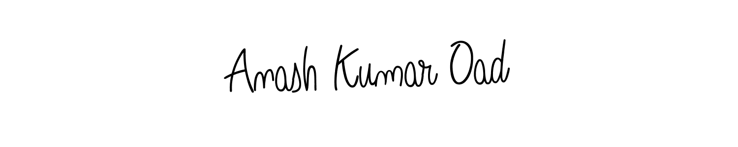 How to make Anash Kumar Oad signature? Angelique-Rose-font-FFP is a professional autograph style. Create handwritten signature for Anash Kumar Oad name. Anash Kumar Oad signature style 5 images and pictures png