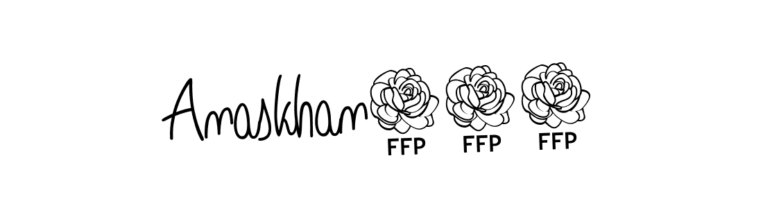 How to Draw Anaskhan006 signature style? Angelique-Rose-font-FFP is a latest design signature styles for name Anaskhan006. Anaskhan006 signature style 5 images and pictures png