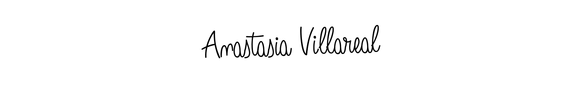The best way (Angelique-Rose-font-FFP) to make a short signature is to pick only two or three words in your name. The name Anastasia Villareal include a total of six letters. For converting this name. Anastasia Villareal signature style 5 images and pictures png