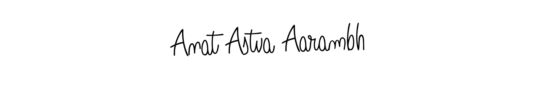 Once you've used our free online signature maker to create your best signature Angelique-Rose-font-FFP style, it's time to enjoy all of the benefits that Anat Astva Aarambh name signing documents. Anat Astva Aarambh signature style 5 images and pictures png
