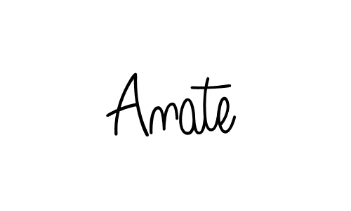 How to make Anate signature? Angelique-Rose-font-FFP is a professional autograph style. Create handwritten signature for Anate name. Anate signature style 5 images and pictures png