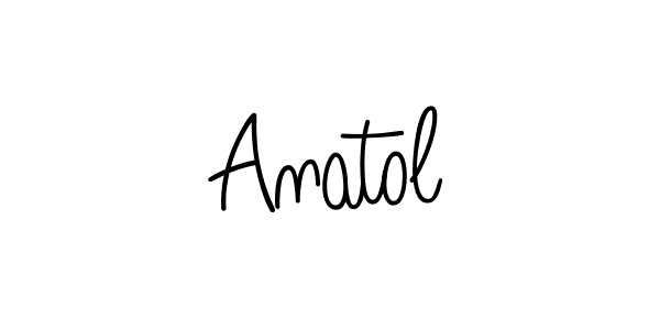 How to make Anatol signature? Angelique-Rose-font-FFP is a professional autograph style. Create handwritten signature for Anatol name. Anatol signature style 5 images and pictures png