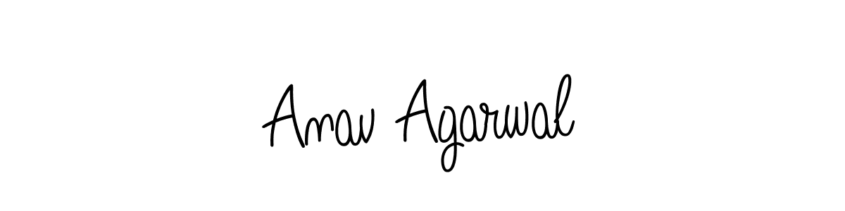 Make a beautiful signature design for name Anav Agarwal. Use this online signature maker to create a handwritten signature for free. Anav Agarwal signature style 5 images and pictures png