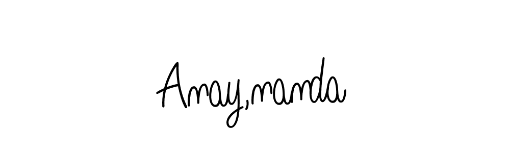 Also we have Anay,nanda name is the best signature style. Create professional handwritten signature collection using Angelique-Rose-font-FFP autograph style. Anay,nanda signature style 5 images and pictures png