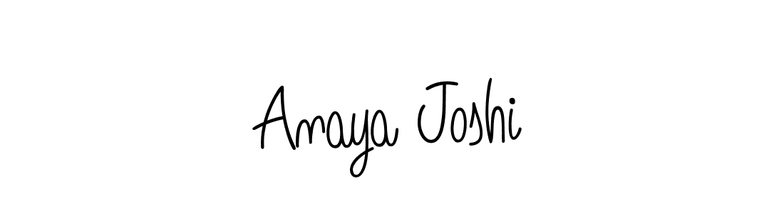 Make a beautiful signature design for name Anaya Joshi. Use this online signature maker to create a handwritten signature for free. Anaya Joshi signature style 5 images and pictures png