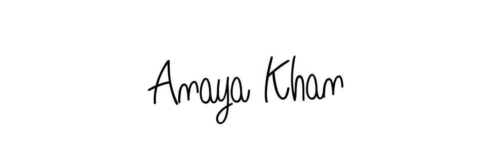 Also we have Anaya Khan name is the best signature style. Create professional handwritten signature collection using Angelique-Rose-font-FFP autograph style. Anaya Khan signature style 5 images and pictures png