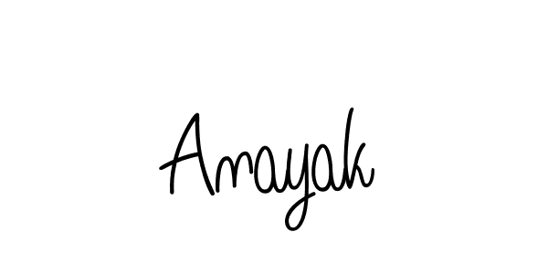 Make a beautiful signature design for name Anayak. Use this online signature maker to create a handwritten signature for free. Anayak signature style 5 images and pictures png