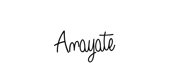 Make a beautiful signature design for name Anayate. Use this online signature maker to create a handwritten signature for free. Anayate signature style 5 images and pictures png