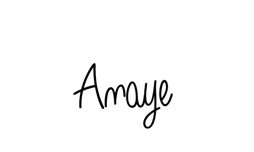 Also we have Anaye name is the best signature style. Create professional handwritten signature collection using Angelique-Rose-font-FFP autograph style. Anaye signature style 5 images and pictures png