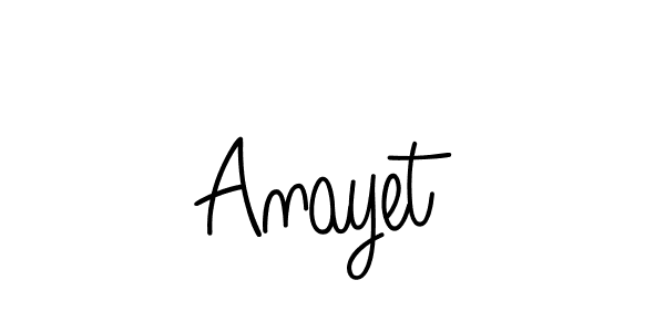 How to Draw Anayet signature style? Angelique-Rose-font-FFP is a latest design signature styles for name Anayet. Anayet signature style 5 images and pictures png